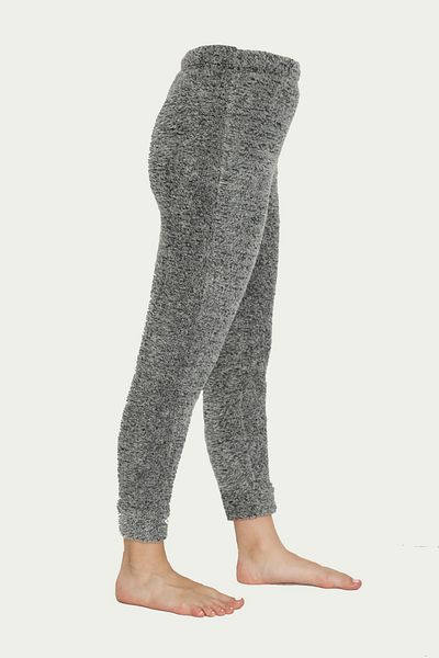 Ladytime Luxury Fleece Winter Pocketless Sleepwear Bottoms - Fluffy Design