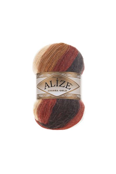 Alize Angora Gold Tie Dye Filă pentru tricotat manual (pachet de 5) - 2626