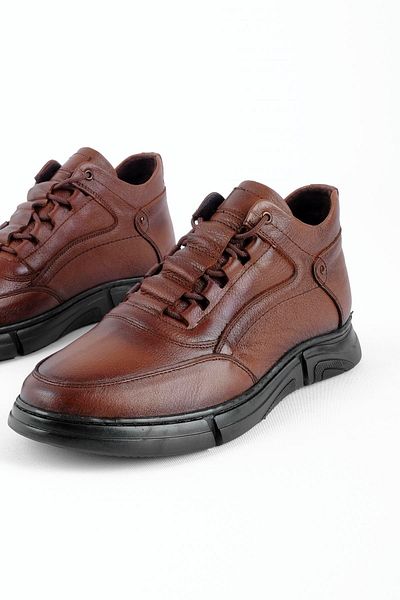 Lal Shoes & Bags Ανδρικά παπούτσια από γνήσιο δέρμα Raxel-tan