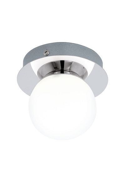Eglo 94626 Indoor "Mosiano" Chrome Color Stainless Steel Wall / Ceiling Lighting Ip44 Led Max: 1