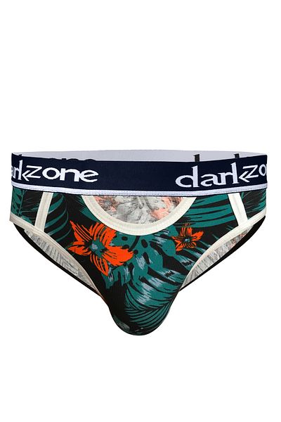 darkzone Ανοιχτό μπροστινό λουλουδάτο πράσινο ανδρικό slip