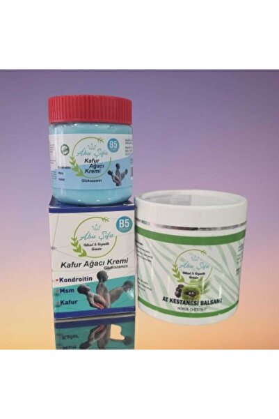 Abu Şifa Kafur Ağacı Kremi 200 Ml & At Kestanesi Balsam 500 Ml Set