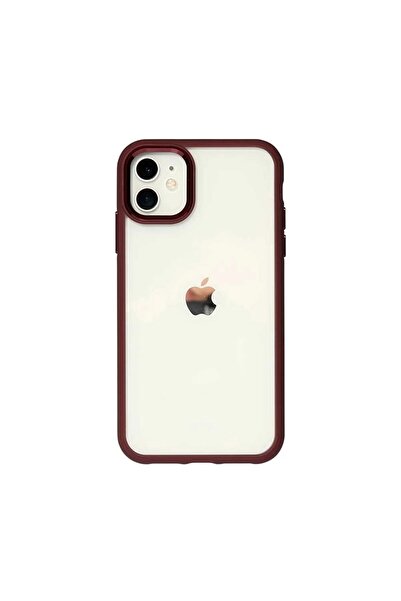 Socase Iphone 12 Pro Uyumlu Luna Case Krom Çerçeveli Premium Kılıf