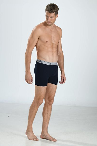 Jiber Combed Cotton Boxer 139| Μαύρος