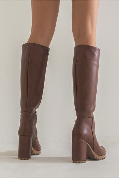 Ataköy Ayakkabı Kadın Topuklu Çizme