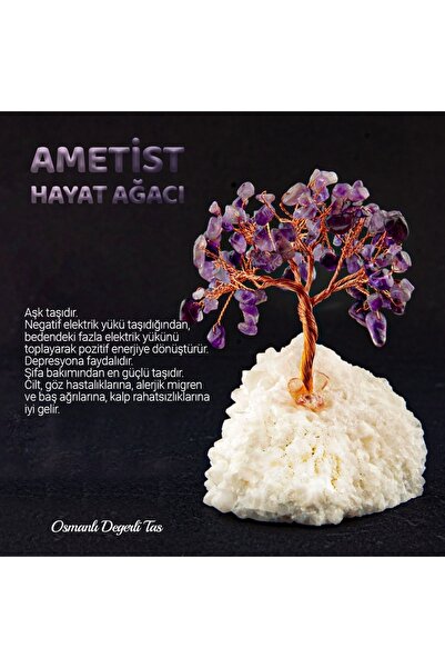 OSMANLI DEĞERLİ TAŞ Sertifikalı Ametist, Kristal Kuvars ( Taşlar) Doğaltaş Ağ...