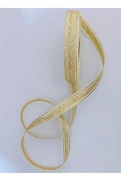 Öztürk Decorative Ribbon. 16 mmx2 m White Silver Glitter No:10