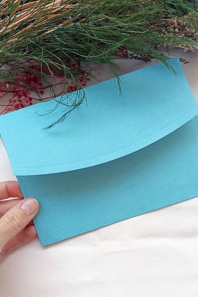 Dekorden Turquoise Invitation Envelope, 100 Pieces