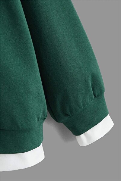 Machetta Παιδική μπλούζα με κουκούλα Los Angeles με στάμπα Bitter Green