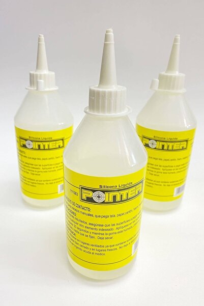 Hobigram Şeffaf Sıvı Silikon Soğuk Silikon Yapıştırıcı 250 Ml 5 Adet