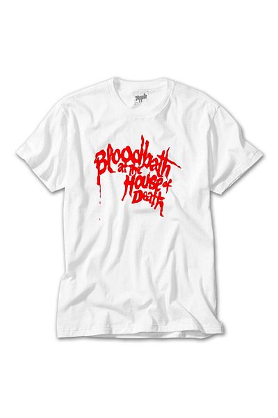 Z zepplin Λευκό μπλουζάκι Bloodbath House Death