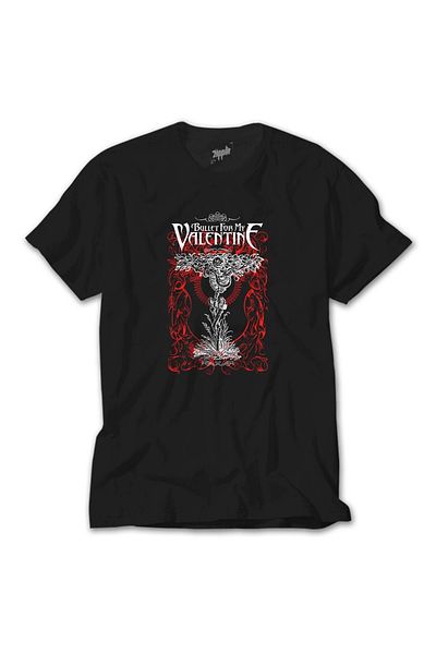 Z zepplin Tricou negru clasic Bullet For My Valentine