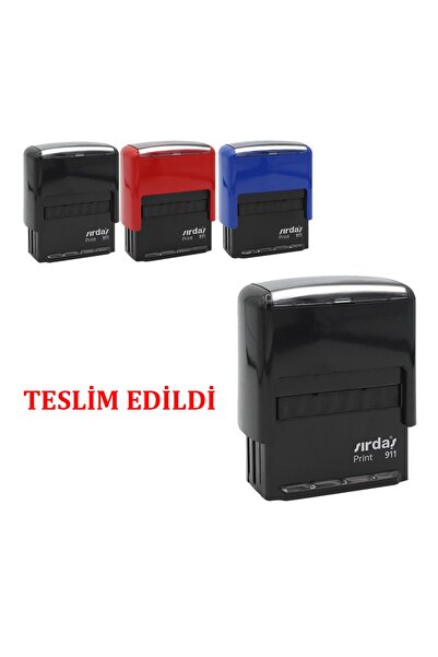 Sırdaş 911 Hazır Kaşe ( Teslim Edildi ) Kırmızı Mürekkep