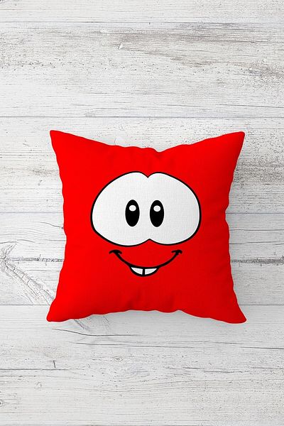 on the clouds Throw Pillow Cover Set with Hidden Zipper and Face Pattern - 4 Pieces Seat and Pillow Set