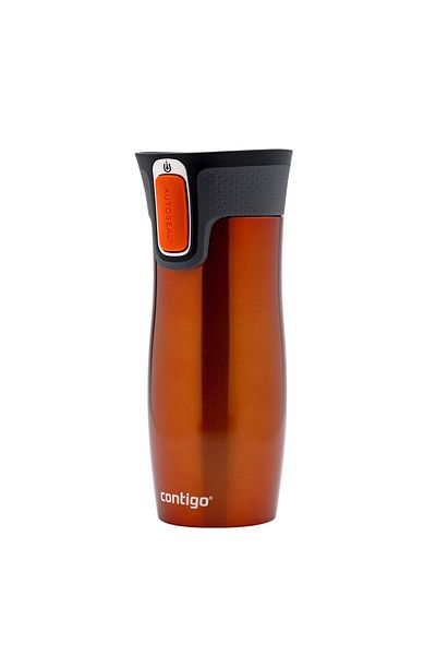 Contigo Westloop Autoseal Thermos Cup 470ml Orange