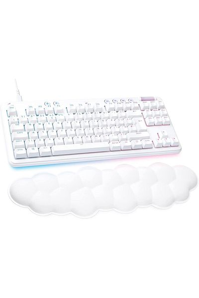 logitech G713 Aurora Wired Gaming Kyesi with Ligync Rgb Lighting, Clickable Keypad (Gx Blue),