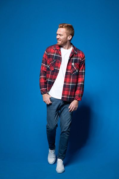 SÖR BÜLEND Men's Lumberjack Shirt Plus Size