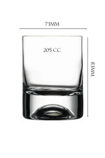 Tasarici Crowned Whiskey Glass with Letter S