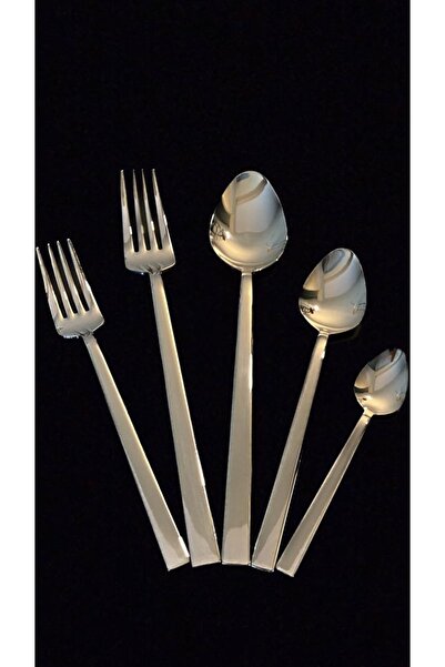 Dilay Çelik ديلاي فوليا طقم شوكة وملعقة 30 قطعة ستانلس ستيل