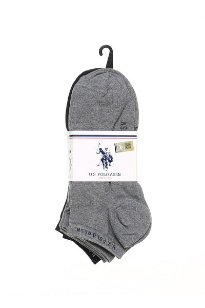 U.S. Polo Assn. Ανδρικές κάλτσες Grey Melange James-sk22-5.vr086