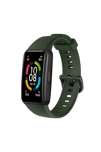 Fogy سوار سيليكون متوافق مع Band 6 ناعم وسلس كلاسيكي (ليس ساعة)