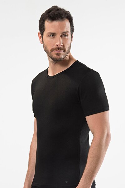 Cacharel Термобельо горнище - плат Viloft, къс ръкав, кръгло деколте, ликра