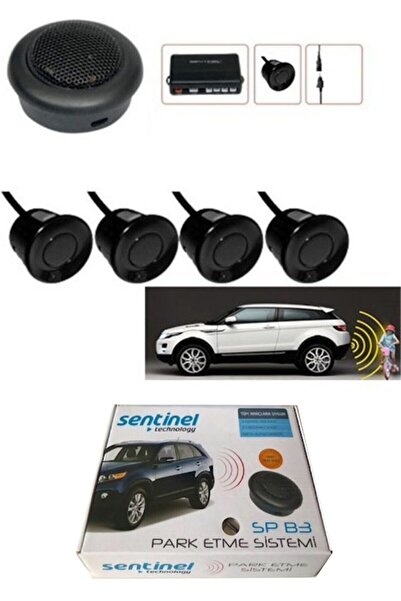 BTM OTOMOTİV Sentinel Ses Ikazlı Araç Park Sensörü Araç Park Asistanı Siyah