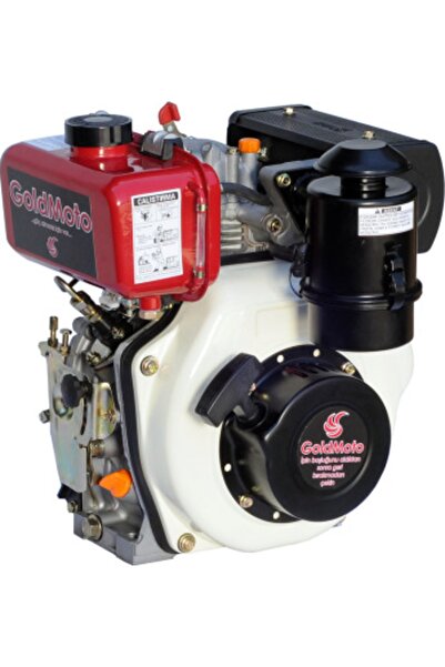 gold moto Goldmoto Gm170f-c Dizel Motor 5 Hp Ipli Krank Mili Konik Ve Kamalı
