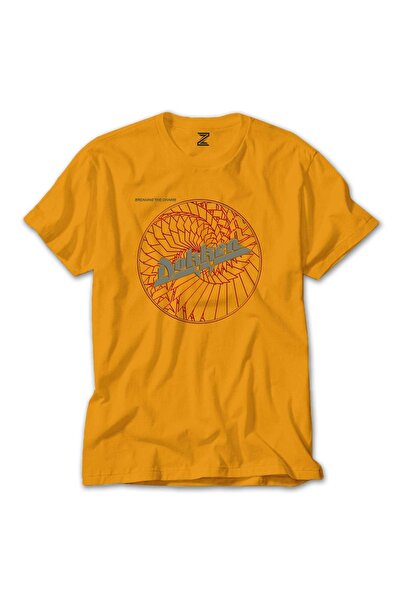 Z zepplin Κίτρινο T-shirt Dokken Breaking The Chains
