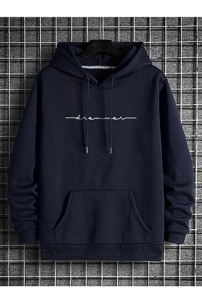 DAXİS Sportwear Company Щампован унисекс суичър с качулка