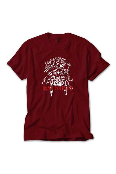 Z zepplin Tricou roșu cu mânecă lungă Iron Maiden