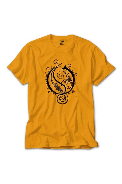 Z zepplin Κίτρινο T-shirt τύπου Opeth