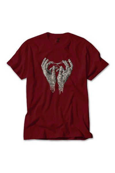 Z zepplin Κόκκινο T-shirt Mummy Hands