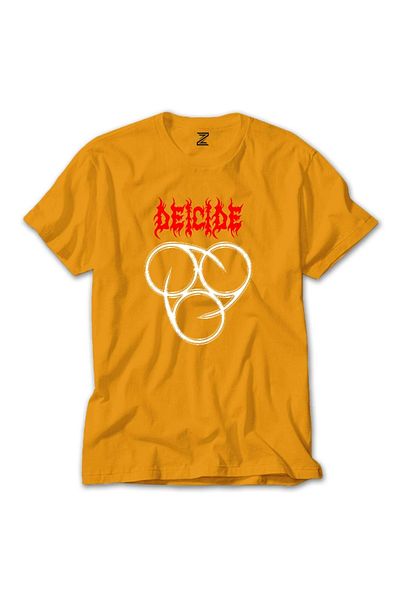 Z zepplin Κίτρινο T-shirt Deicide Insineratehymn
