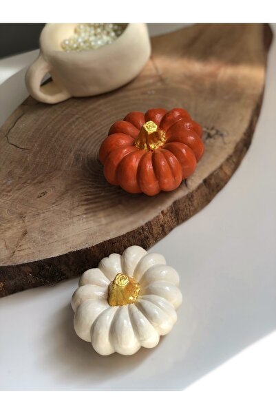 Bautinq Store Tombul Bal Kabak Set 2li Set Terracotta Beyaz Renk