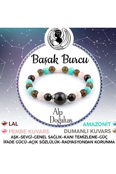 Alp Doğal Taş Başak Burcu Bilekliği
