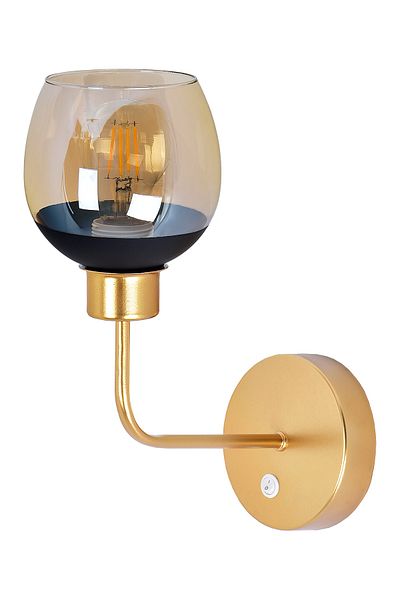 VK HOME AYDINLATMA Karaca Luxury Sconce with Switch (gold)
