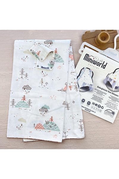 Miniworld Muslin Camli Stroller Cover