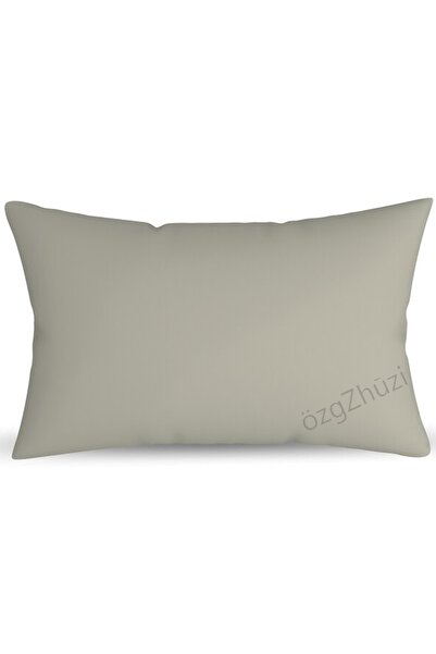 perlina home Gri Kırlent Kılıfı 50x70 Cm