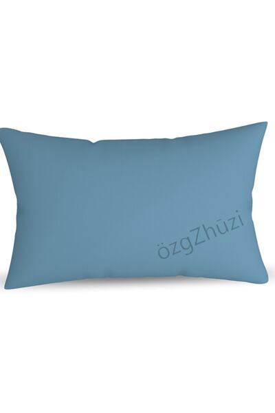 perlina home Açık Mavi Kırlent Kılıfı 50x70 Cm