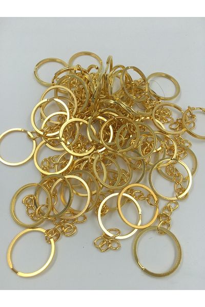 Chuva Chained Keychain Gold 50 Pieces