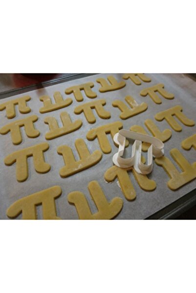 Bi'şeyler Sepeti Pi Sayısı Şeklinde Matematik Kurabiye Kalıbı