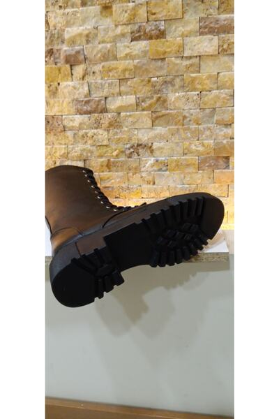 MONAROSA 2131 Siyah Fermuarlı Bağcıklı Bot