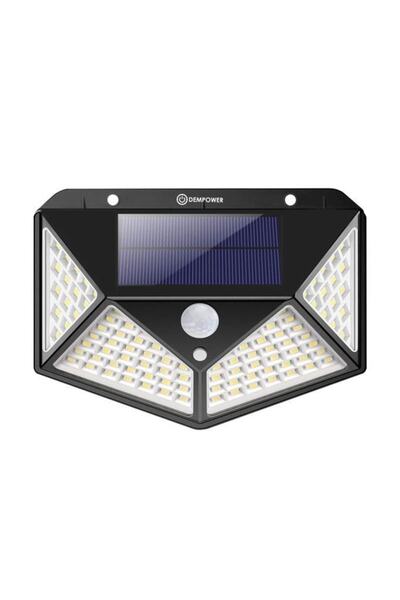 DEMPOWER Dp-71 100 Ledli Hareket Sensörlü Güneş Enerjisiyle Çalışan Su Geçirm...