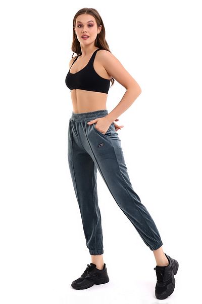 Winmoda34 Velvet Sweatpants Jogger