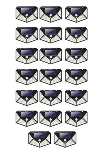 DEMPOWER Dp-71 100 Ledli Hareket Sensörlü Güneş Enerjisiyle Çalışan Su Geçirm...