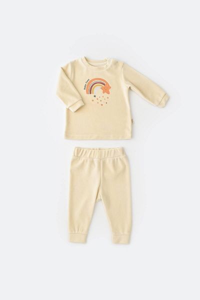 BabyCosy Set Pantolon Star Velvet Uzun Kollu Tşört