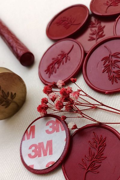 Dekorden Self Adhesive Seal - Wine Red