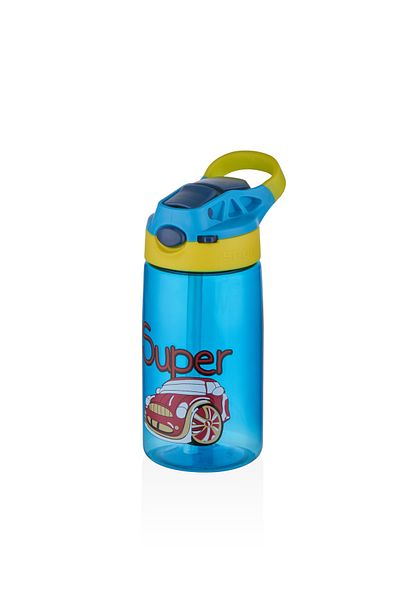 Vagonlife Dıller Παιδικό μπουκάλι νερού Tritan 500 ml με χοντρό καλαμάκι - Ειδικό μηχανισμό επιπλέον κλειδώματος