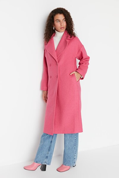 Trendyol Collection Coat - Pink - Basic